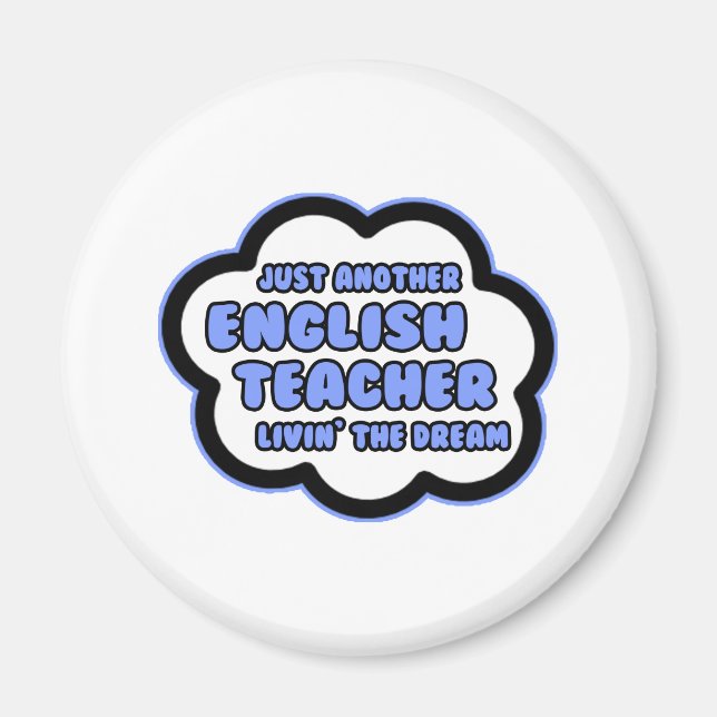 Imán Profesora de inglés.. Viviendo el sueño (Frente)