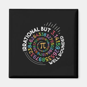 Imán Profesora De Matemáticas Del Día Pi, Irracional Pe