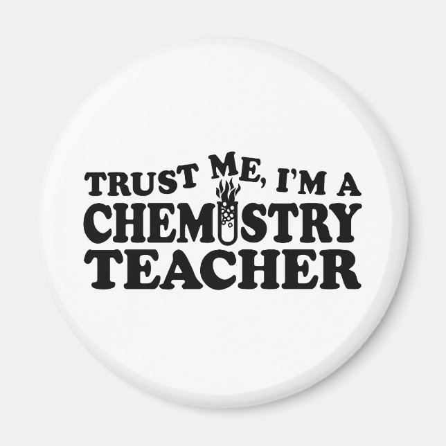 Imán Profesora de Química (Frente)