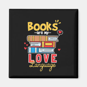 Imán Profesora de Regalos Los libros son mi lenguaje