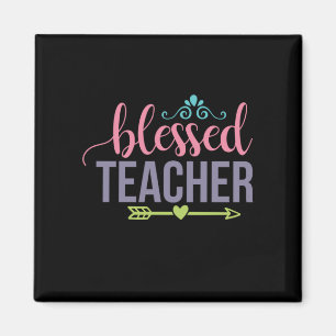 Imán Profesora de Regalos Maestría bendecida