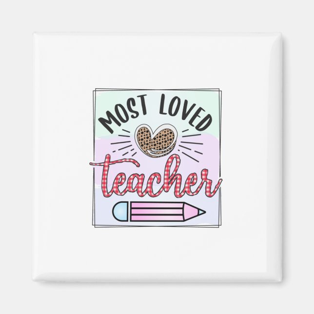 Imán Profesora de Regalos | Maestros más queridos (Frente)