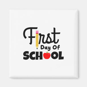 Imán Profesora de Regalos   Primer Día De La Escuela