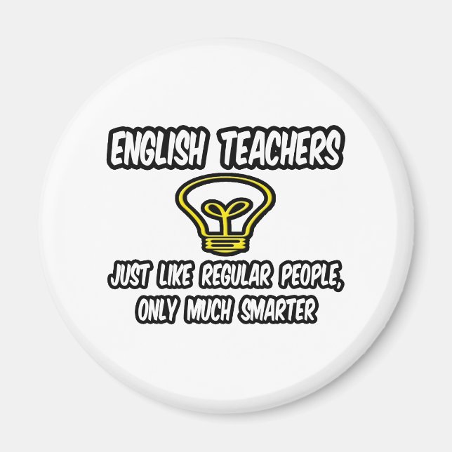 Imán Profesores de inglés... Como gente común y corrien (Frente)