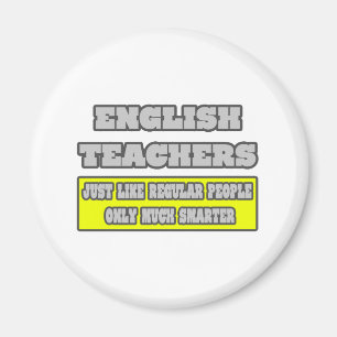 Imán Profesores de inglés... mucho más inteligentes
