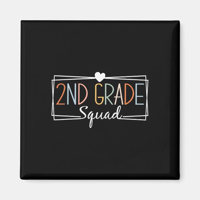 Imán Profesores del Equipo de Segundo Grado Niños de 2d (Frente)