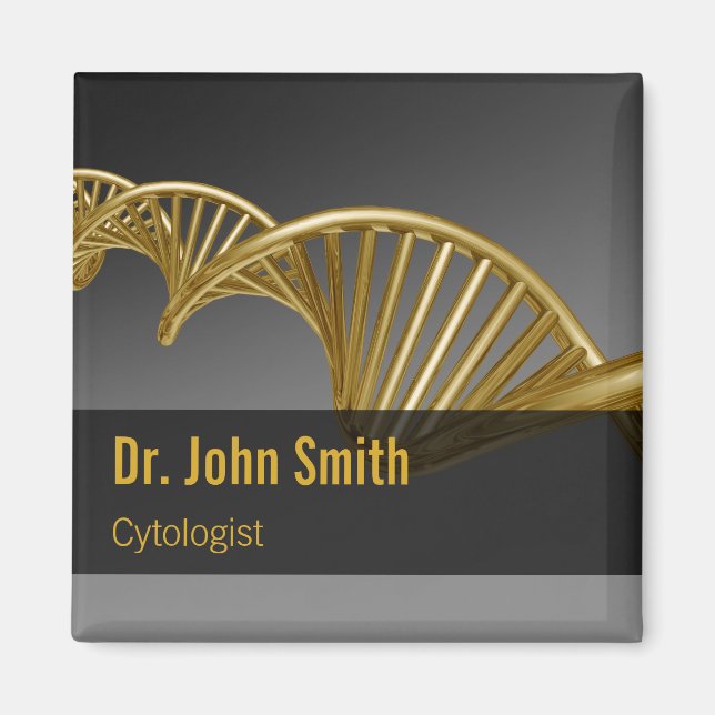 Imán Professional Luxury Gold DNA Strand Medical (Frente)