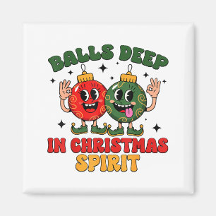 Imán Profundo En Dicho Divertido De Navidad De Navidad