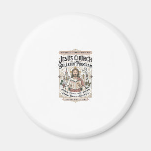 Imán Programa de Boletín de la Iglesia de Jesús Boletín