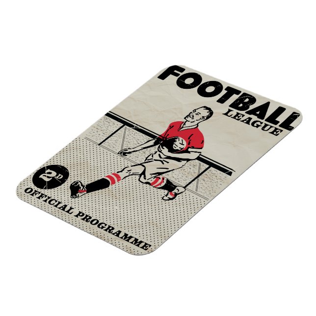 Imán Programa de fútbol antiguo (Lado Izquierdo)