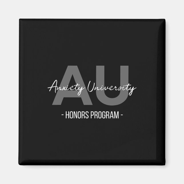 Imán Programa de Honores de Ansiedad Universitaria  (Frente)