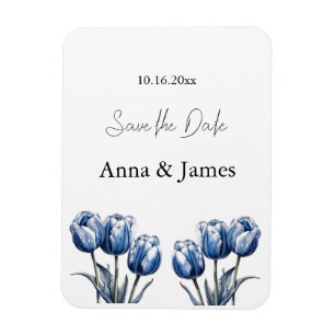 Imán Programa Delft Blue Tulip Wedding