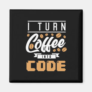 Imán Programador Convierte El Café En Código