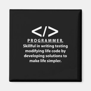 Imán Programador Desarrollador de Código Programador