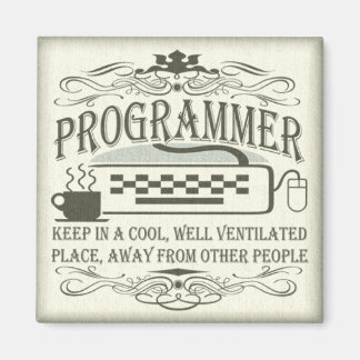 Imán Programador divertido