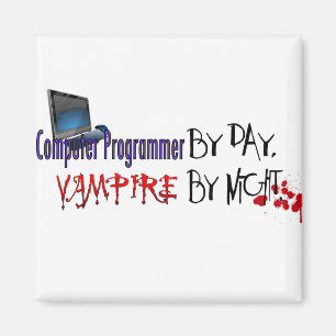 Imán Programador informático de día, vampiro de noche