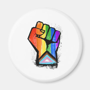 IMÁN PROGRESO LGBTQ ORGULLOSO
