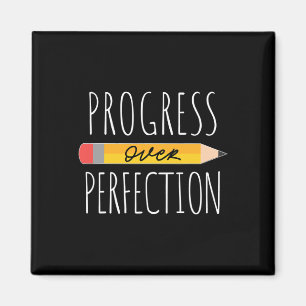 Imán Progreso motivacional sobre la perfección de vuelt