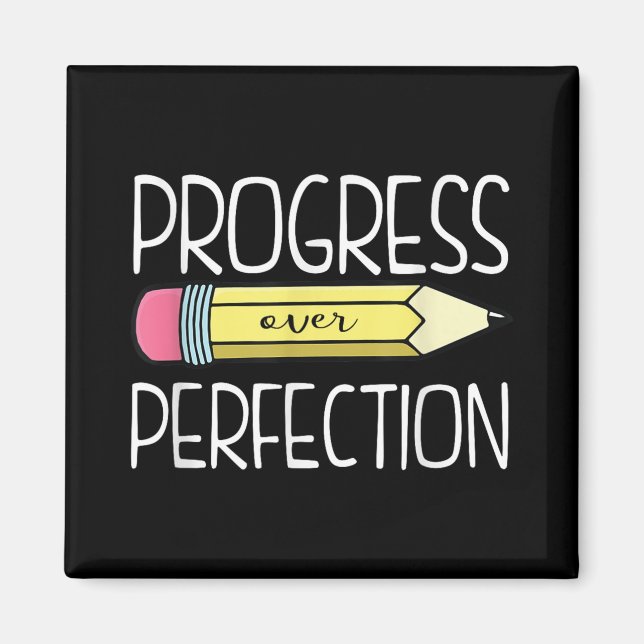 Imán Progreso Sobre El Profesor De Perfección Prepústic (Frente)