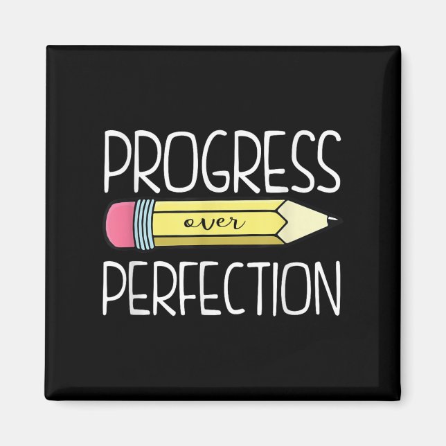 Imán Progreso Sobre El Profesor De Perfección Prepústic (Frente)