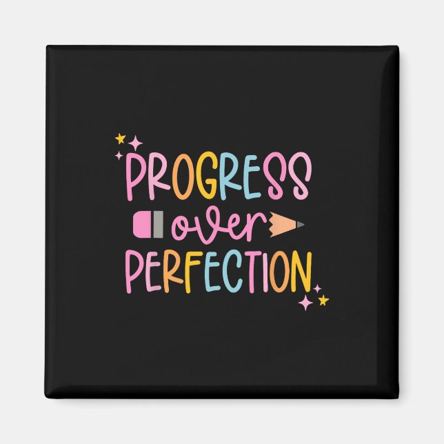 Imán Progreso Sobre La Perfección Motivacional De Regre (Frente)