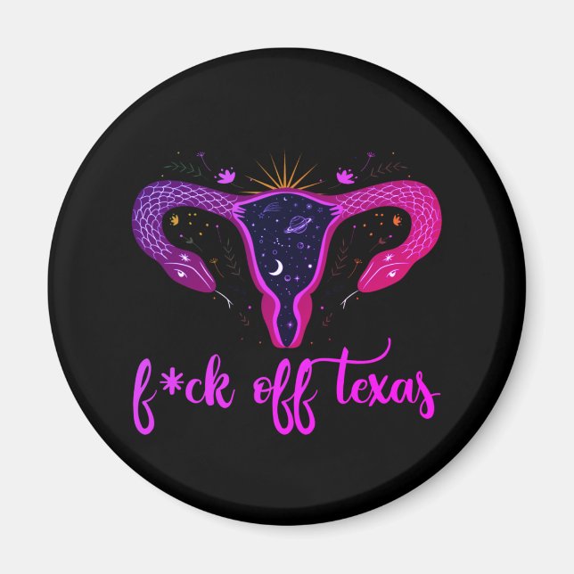 Imán Prohibición del aborto en Texas Celestial Protesta (Frente)