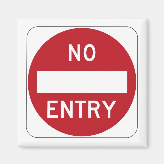 Imán Prohibido el paso (Frente)