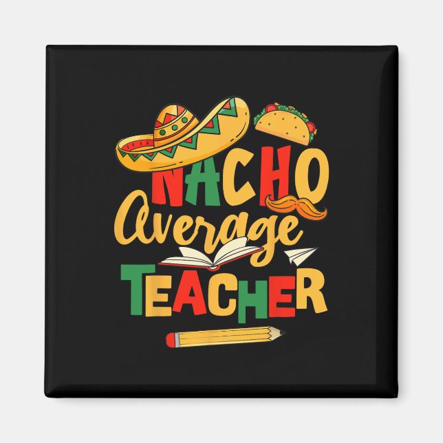 Imán Promedio De Nacho Mexicano De Cinco De Mayo En La  (Frente)