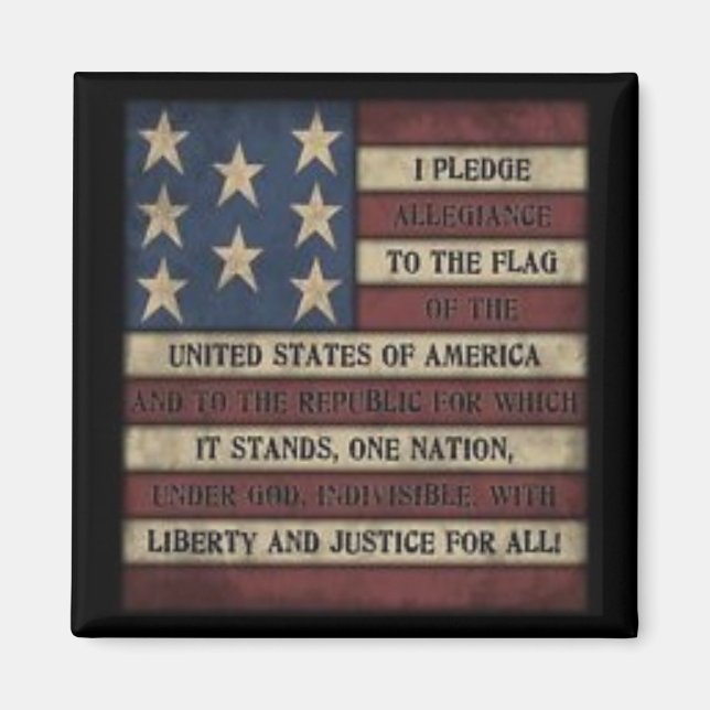 Imán Promesa de Allegiance Square Magnet 2x2 (Frente)