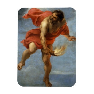 Imán Prometeo cargando fuego