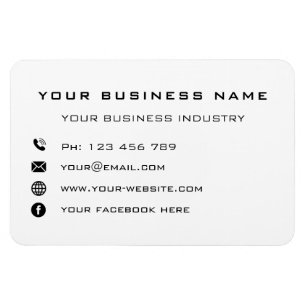 Imán Promoción de empresa empresarial personalizada -
