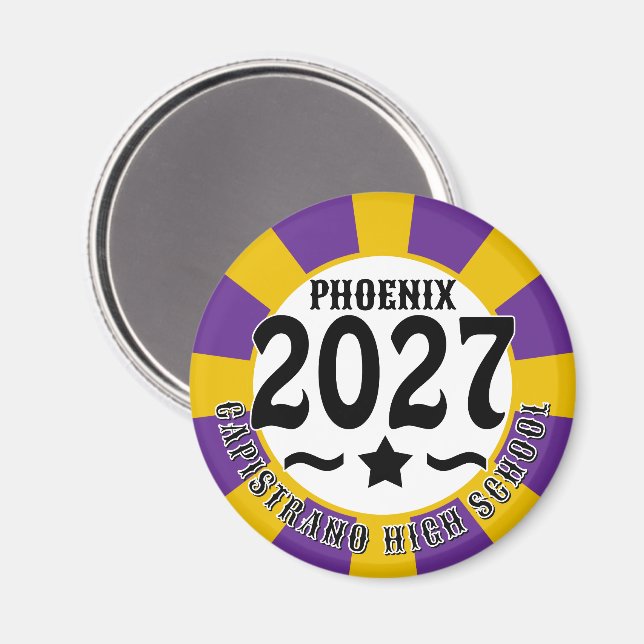 Imán Promoción de la clase de 2027 (Anverso/Reverso)