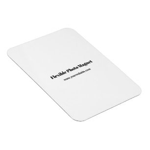 Imán Promoción de Marca Simple Foto Flexible 3" x 4"