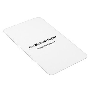 Imán Promoción de Marca Simple Foto Flexible 4" x 6"
