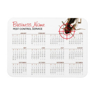 Imán Promoción del calendario del control de parásito
