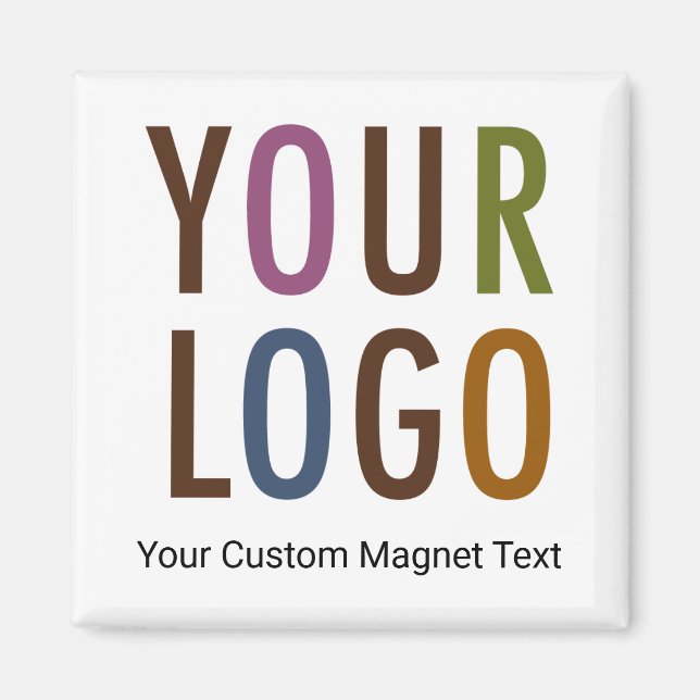 Imán Promoción del logotipo comercial del Personalizado (Frente)