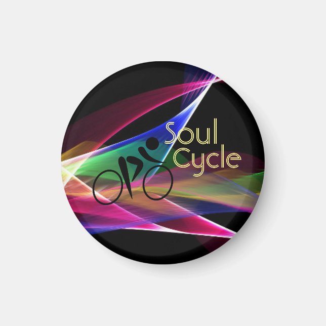 Imán Promoción Retro Neon de Soul Cycle (Frente)