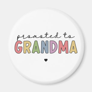 Imán Promocionado a la abuela Nueva Abuela para ser reg