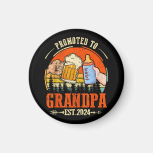 Imán Promocionado al abuelo Est 2024 Día de los Padres