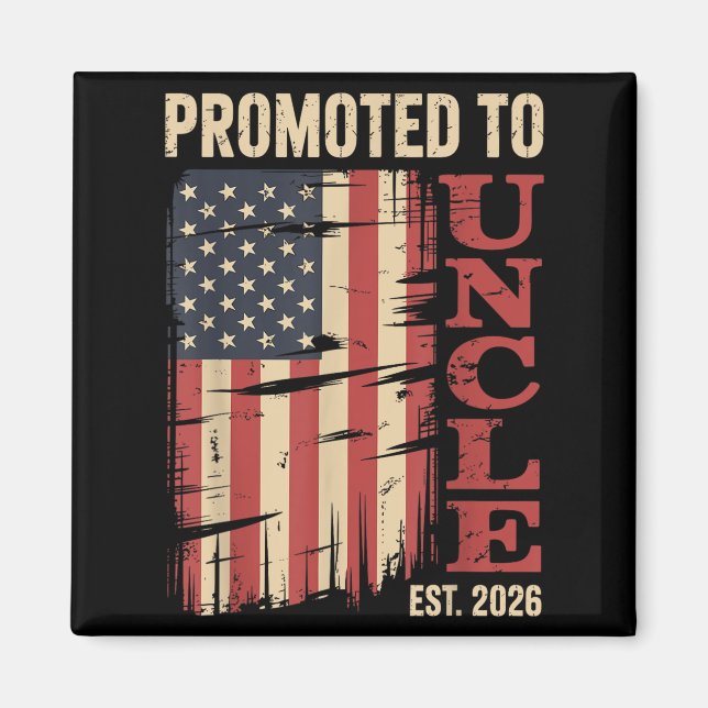 Imán Promocionado Al Tío Est.2026 Nuevo Miembro De La F (Frente)