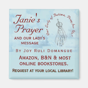Imán promocional de la oración de Janie