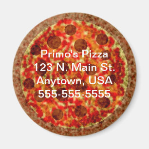 Imán promocional de la pizza de encargo de la