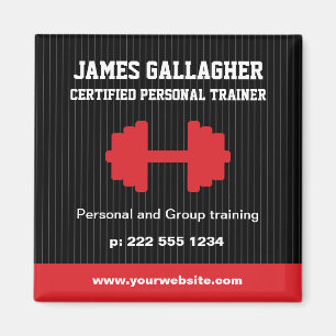 Imán promocional del instructor personal