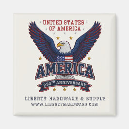 Imán Promocional Empresarial Personalizado USA 250
