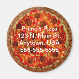 Imán promocional personalizado Pizzeria Pizza