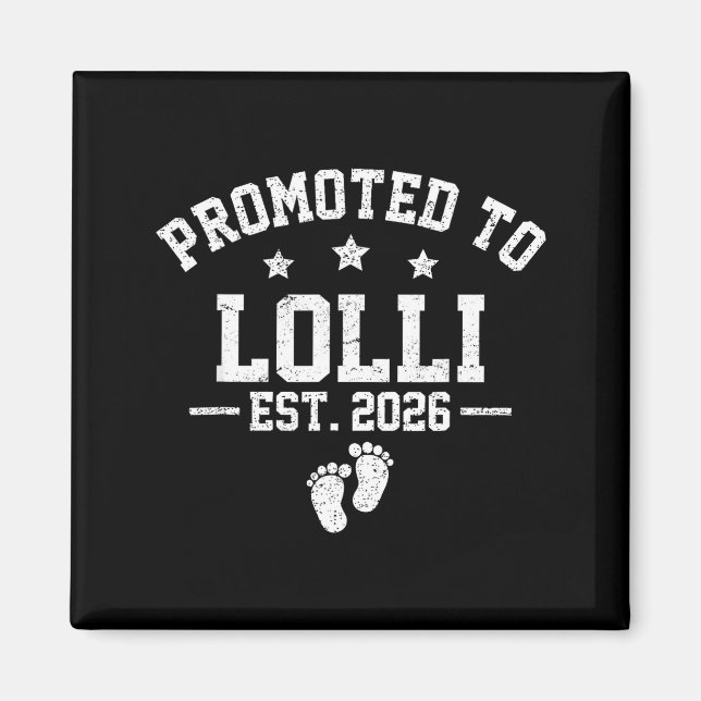Imán Promoted To Lolli Est 2026 Baby Announcement  (Frente)