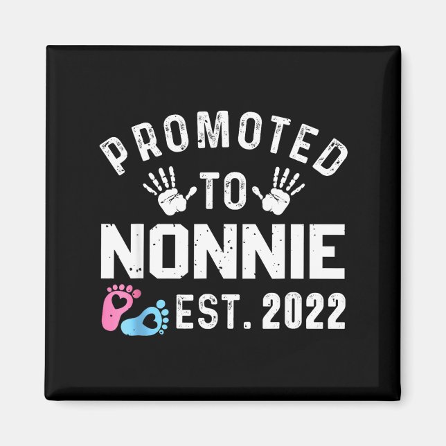 Imán Promoted To Nonnie Est 2022 Funny New Nonnie  (Frente)