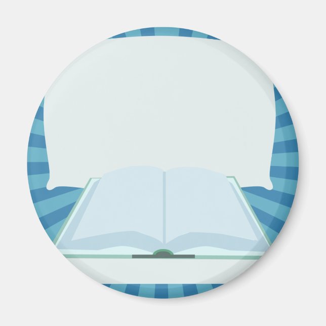 Imán Promueve tu libro Añadir título aquí (Frente)