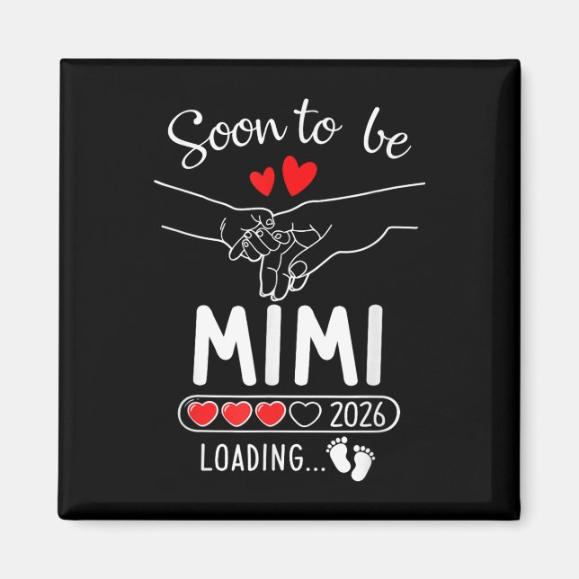 Imán Pronto Será Mimi 2026 Cargando Anuncio de Embarazo (Frente)