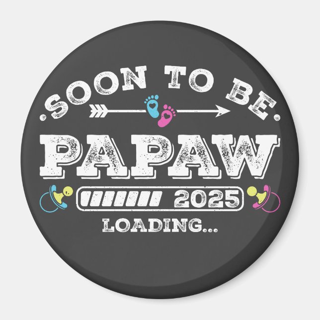 Imán Pronto será Papá 2025 Círculo de carga (Frente)